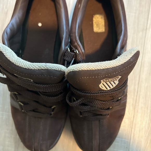 Men's K-Swiss Brown Suede Sneakers, Size 9 - Picture 6 of 10